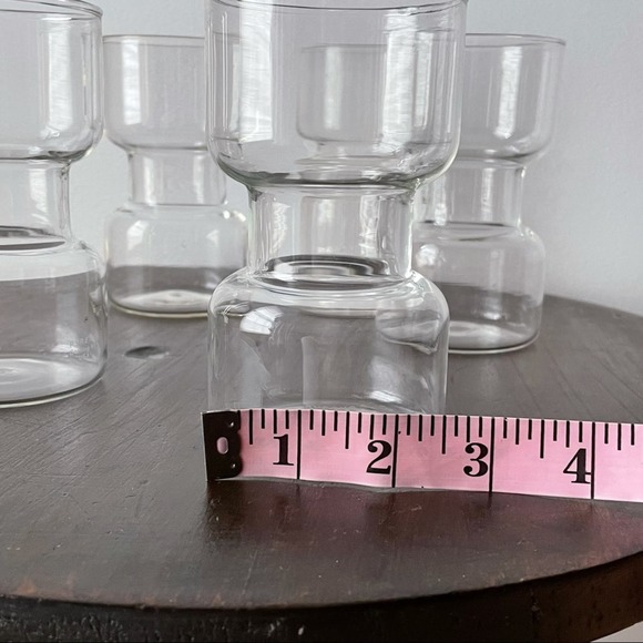 Vintage Pyrex Dumbbell Glasses - Picture 5 of 5